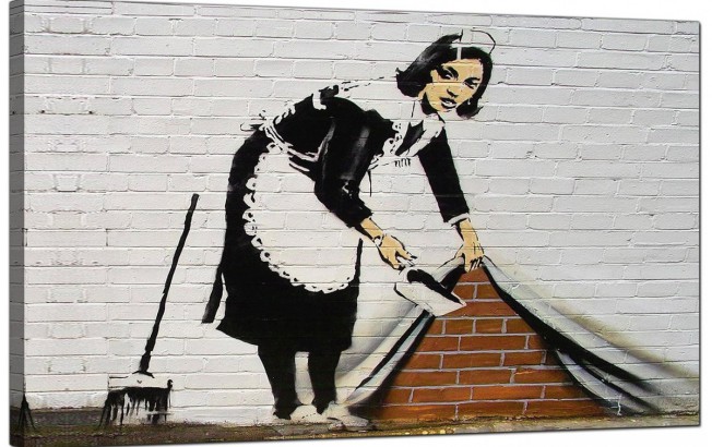 cheap-banksy-canvas-pictures-maid-sweeping-stuff-under-the-carpet-wall-urban-art-1r161m